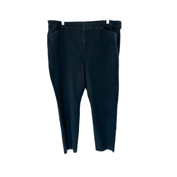 Old Navy Black Basic Career Office Work‎ Straight Leg Pixie Dress Pants Size 18 - Picture 2 of 13